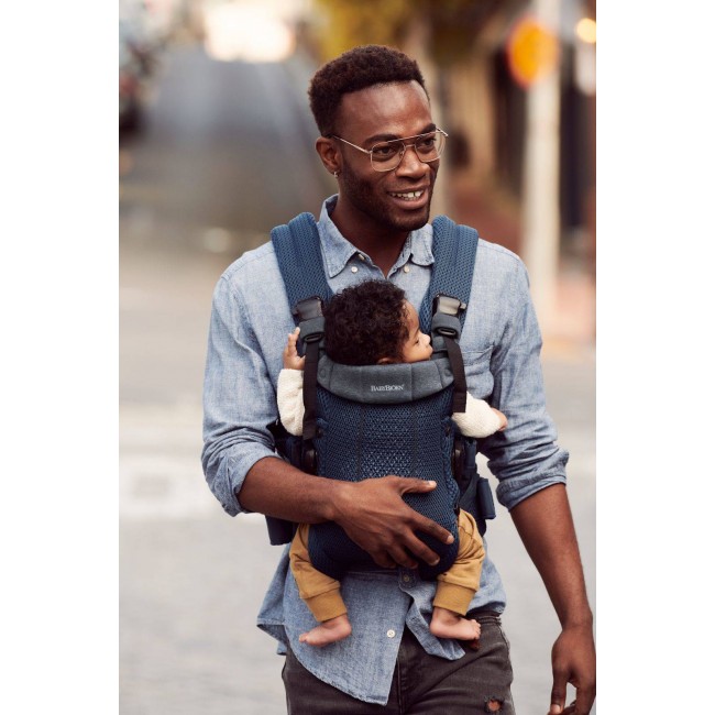 Nosidełko BABYBJORN Harmony 3D Mesh - Granatowy