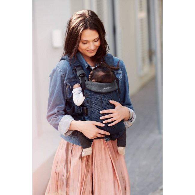 Nosidełko BABYBJORN Harmony 3D Mesh - Granatowy