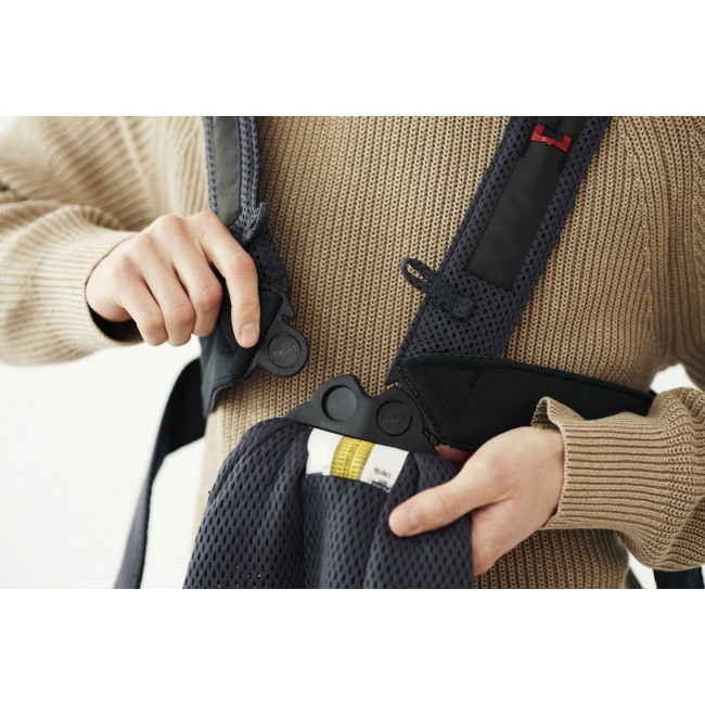 Nosidełko BABYBJORN MINI 3D Mesh - Szary
