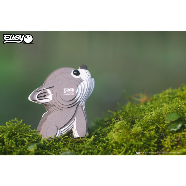 Eko Układanka 3D Eugy - Wilk