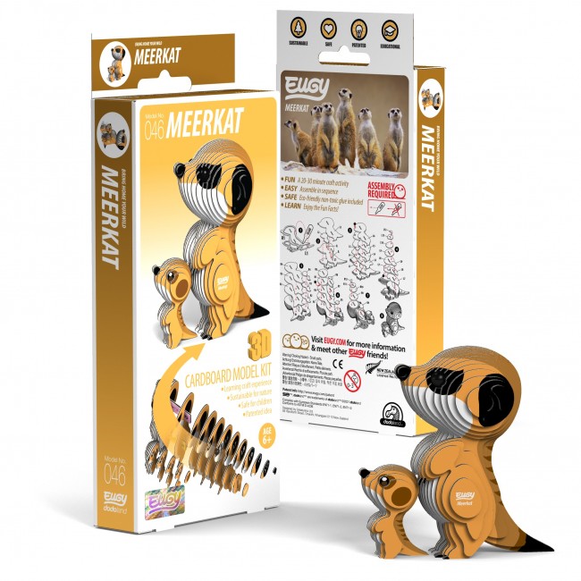 Eko Układanka 3D Eugy - Surykatka
