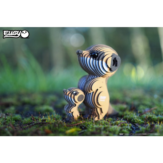 Eko Układanka 3D Eugy - Surykatka