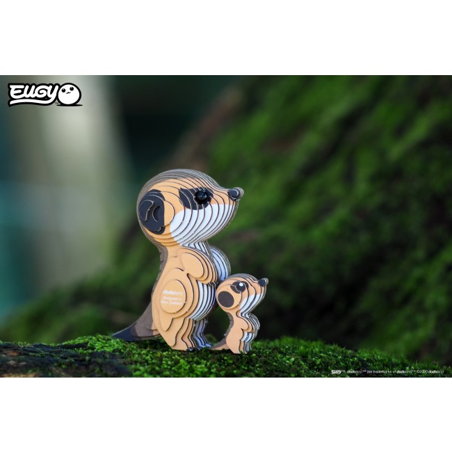 Eko Układanka 3D Eugy - Surykatka