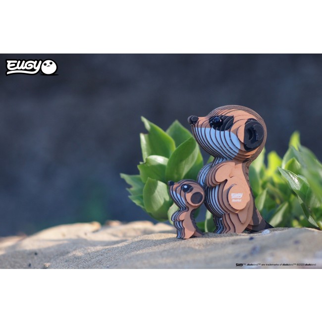 Eko Układanka 3D Eugy - Surykatka