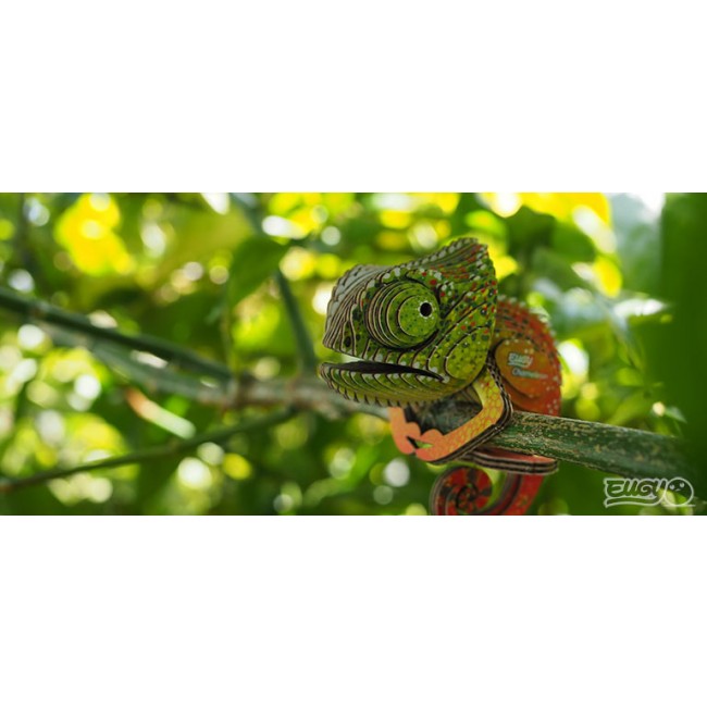 Eko Układanka 3D Eugy - Kameleon