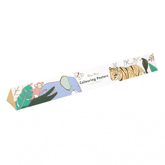 Plakaty - kolorowanki Meri Meri - Dżungla