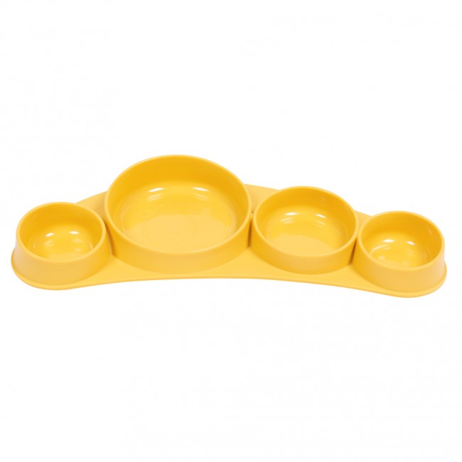 Silikonowy talerz Tiny Tapas Koo-di - Buttercup