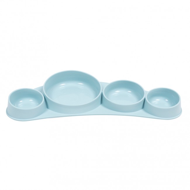 Silikonowy talerz Tiny Tapas Koo-di - Spring Water