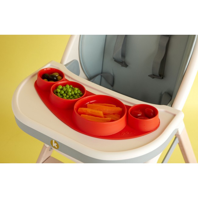 Silikonowy talerz Tiny Tapas Koo-di - Ladybug