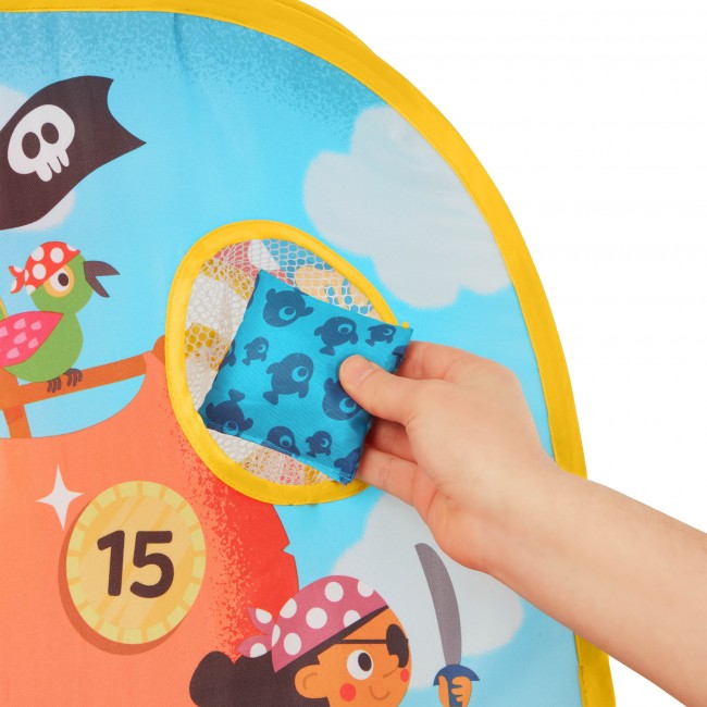 Gra zręcznościowa 3w1 - woreczki z grochem B. Toys - Toss ‘n’ Score