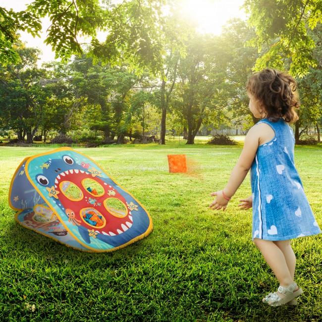 Gra zręcznościowa 3w1 - woreczki z grochem B. Toys - Toss ‘n’ Score