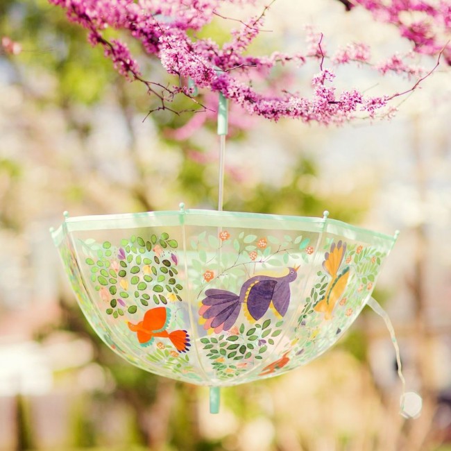 Parasol Przeciwdeszczowy Djeco - Ptaki i Kwiaty