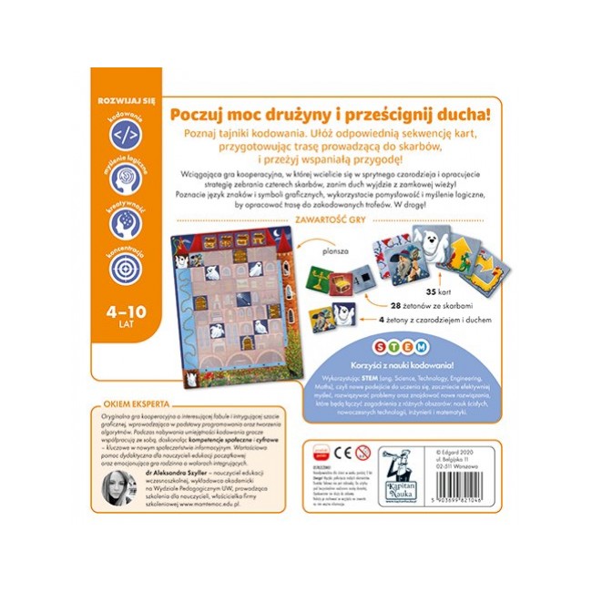 Gra na kodowanie Kapitan Nauka - Zakodowany zamek