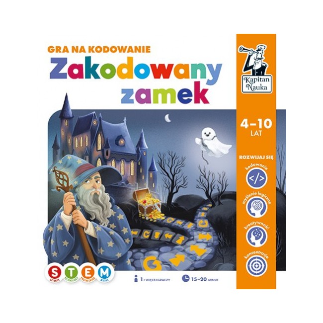 Gra na kodowanie Kapitan Nauka - Zakodowany zamek