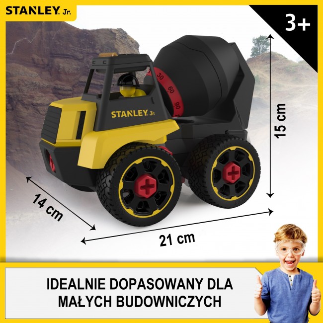 Betoniarka XL dla dzieci Stanley Jr. do złożenia