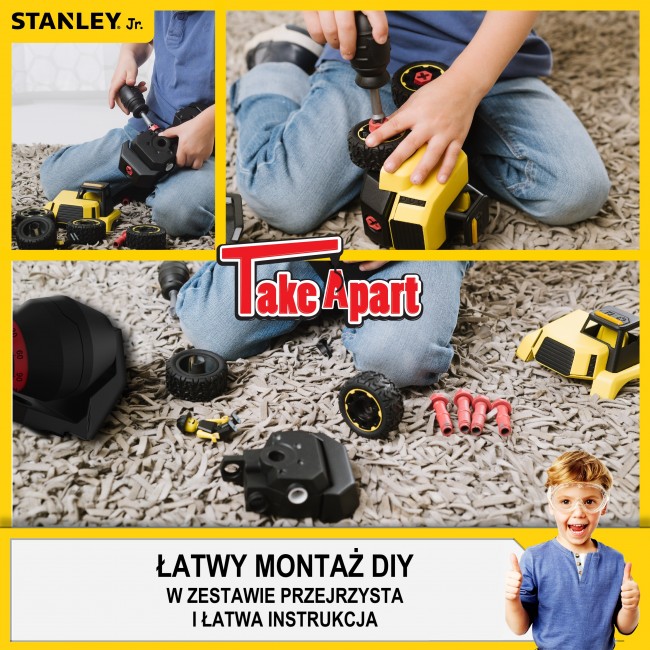 Betoniarka XL dla dzieci Stanley Jr. do złożenia