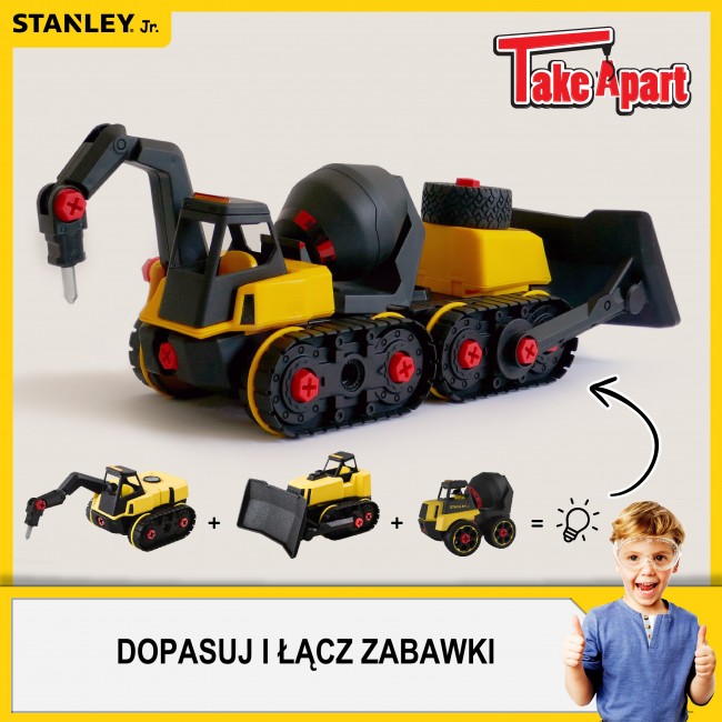 Betoniarka XL dla dzieci Stanley Jr. do złożenia