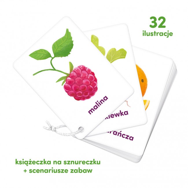 Karty obrazkowe na sznurku CzuCzu - Owoce