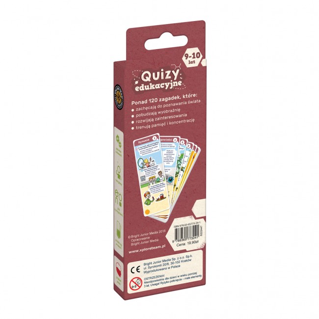 Quizy Edukacyjne dla dzieci Xplore Team - 9-10 lat