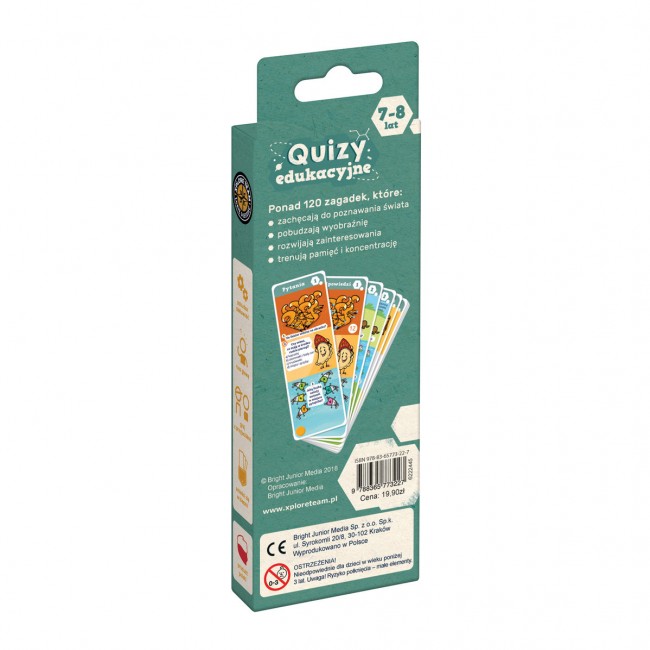 Quizy Edukacyjne dla dzieci Xplore Team - 7-8 lat