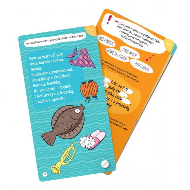 Karty Edukacyjne dla dzieci Xplore Team - Zakręcona ortografia 7-12 lat