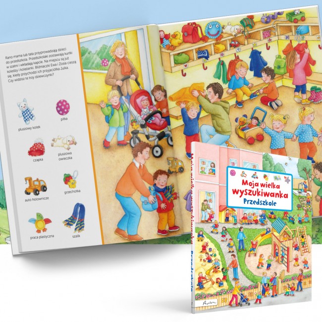 Książka "Moja wielka wyszukiwanka. Przedszkole" wydawnictwo Papilon