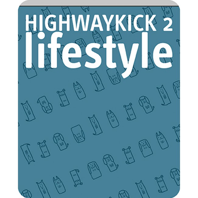 Hulajnoga trójkołowa ze świecącymi kółkami i odblaskową kierownicą 2+ SCOOTANDRIDE Highwaykick 2 Lifestyle - Reflective Steel