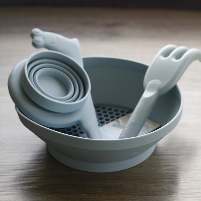 Silikonowe Sitko do piasku Scrunch - Miętowy