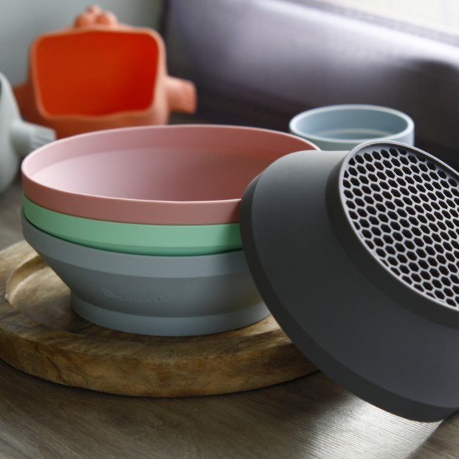 Silikonowe Sitko do piasku Scrunch - Ciemny Szary