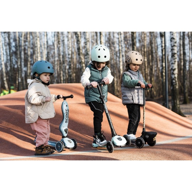 Hulajnoga i rowerek 2w1 Highwaykick SCOOTANDRIDE 1-5 lat - Steel