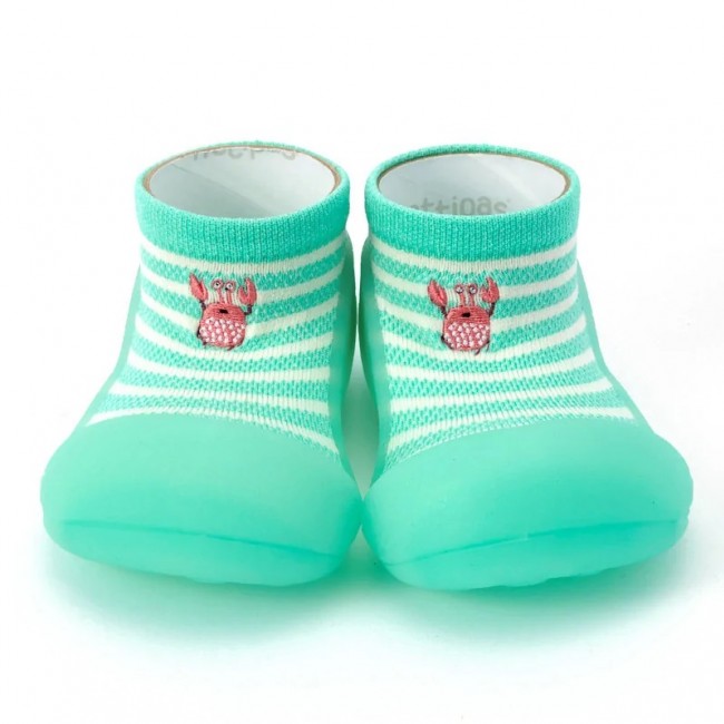 Oddychające antypoślizgowe buciki Attipas - Cool Summer Crab Mint M