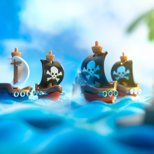 Gra logiczna Smart Games - Piraci w Morzu Ognia