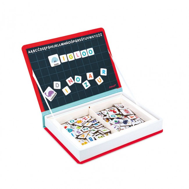 Magnetyczna układanka Magnetibook Janod - Polski Alfabet