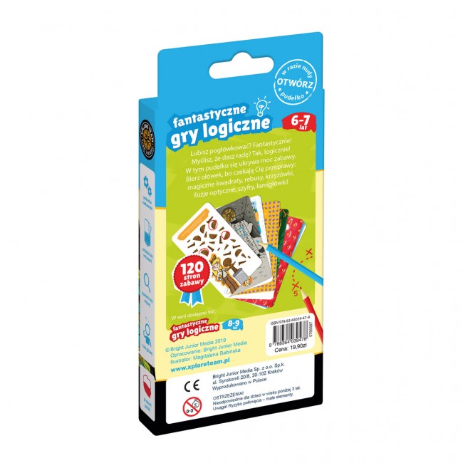 Fantastyczne gry logiczne dla dzieci Xplore Team - 6-7 lat