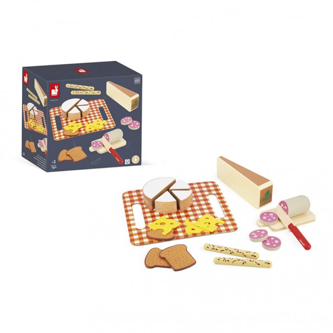 Zestaw Francuski aperitif deska serów i wędlin Janod