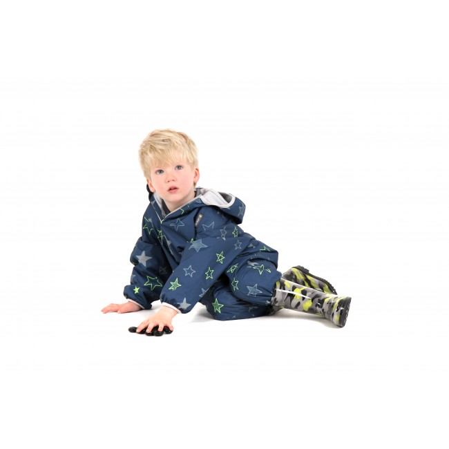 Kombinezon przeciwdeszczowy z podszewką All In One LittleLife - Stars 6-12m