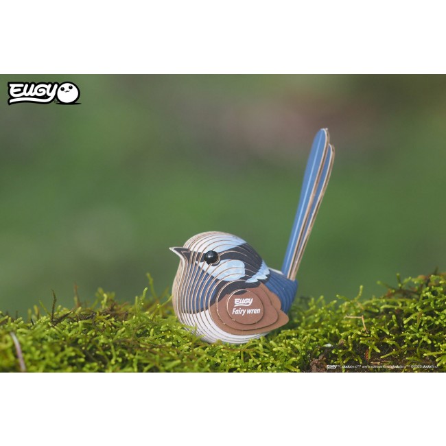 Eko Układanka 3D Eugy - Strzyżyk Ptaszek