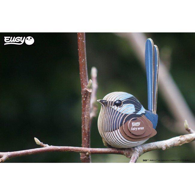 Eko Układanka 3D Eugy - Strzyżyk Ptaszek