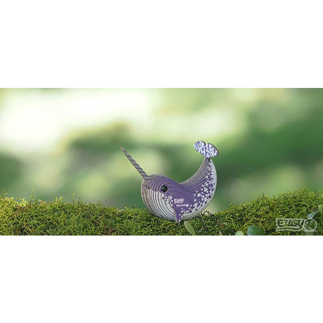 Eko Układanka 3D Eugy - Narwal