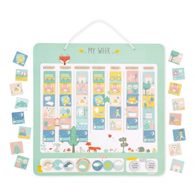 Planer tygodniowy magnetyczny Janod