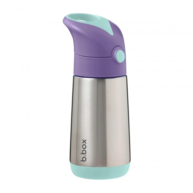Termobutelka ze słomką 350 ml B. box - Lilac Pop