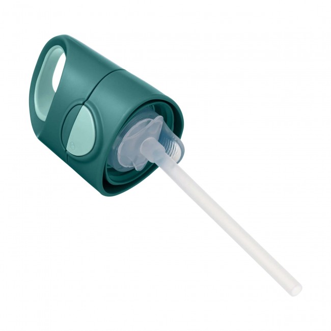 Tritanowa butelka ze słomką 450 ml B.box - Emerald Forest