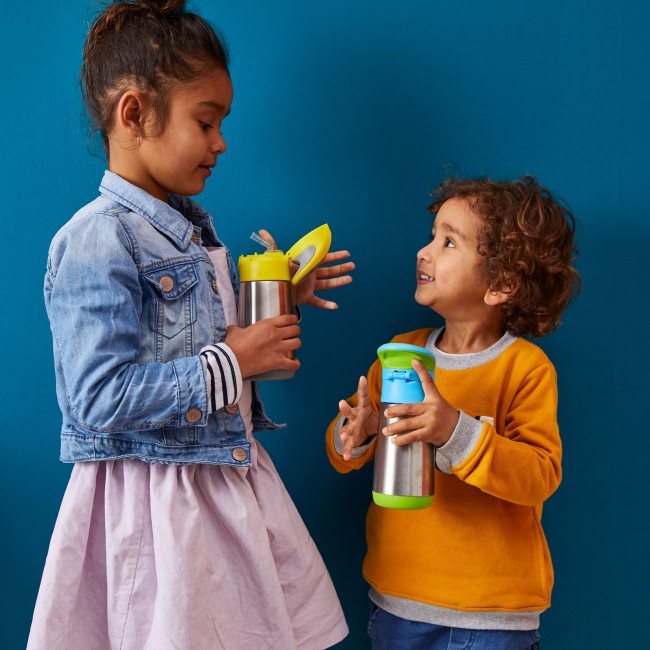 Termobutelka ze słomką 350 ml B. box - Emerald Forest