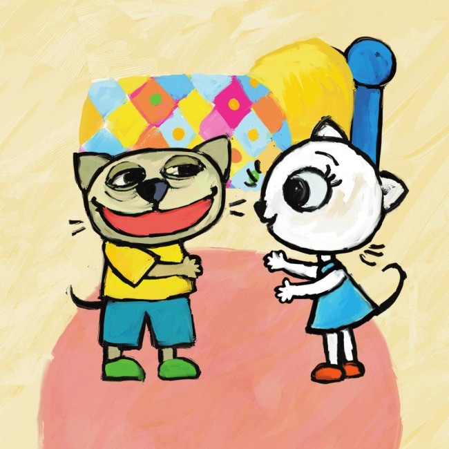 Książka "Kicia Kocia to moje! w języku angielskim" wydawnictwo Media Rodzina