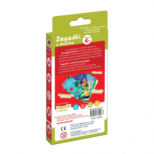 Zagadki CzuCzu z dziurką dla dzieci 4+