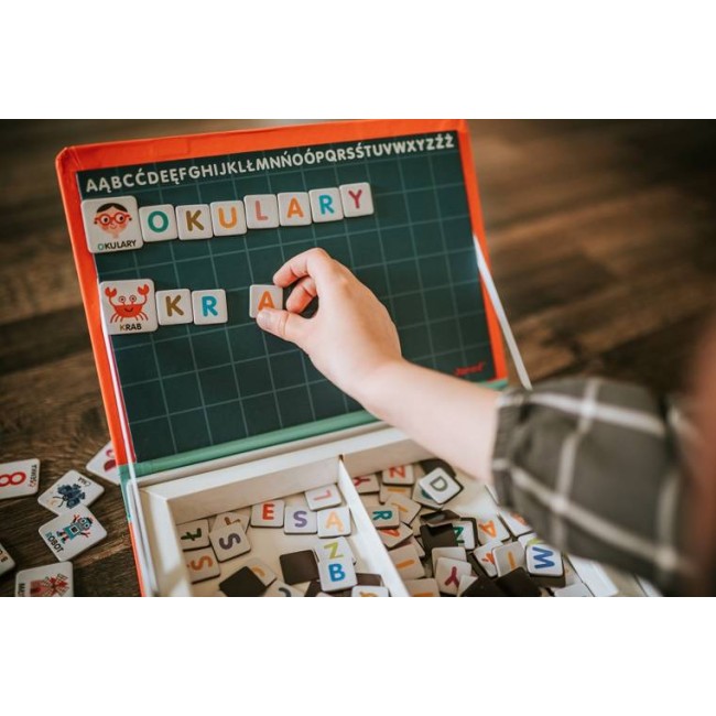 Magnetyczna układanka Magnetibook Janod - Polski Alfabet