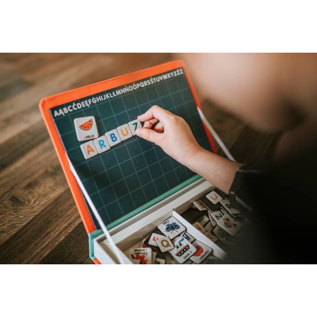 Magnetyczna układanka Magnetibook Janod - Polski Alfabet
