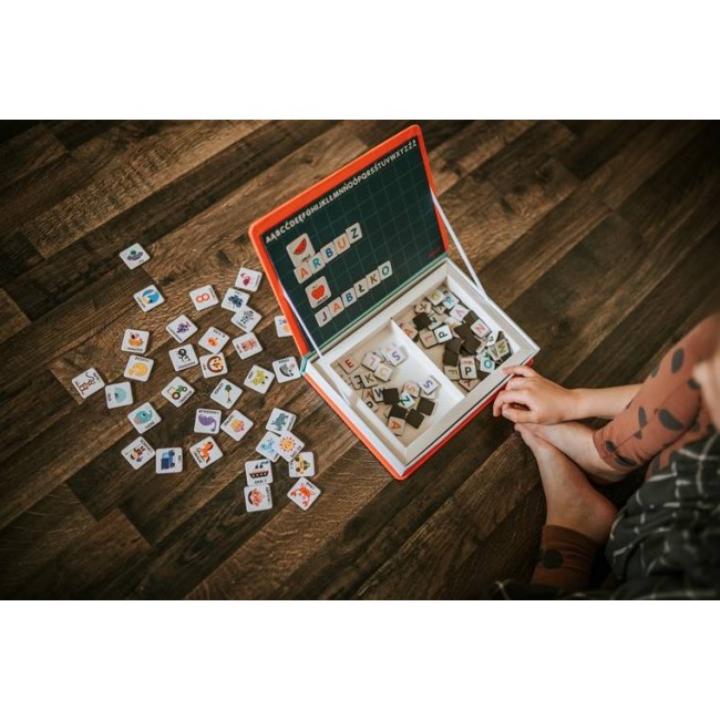 Magnetyczna układanka Magnetibook Janod - Polski Alfabet