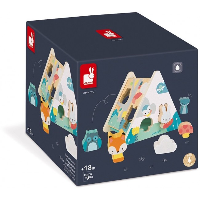 Trójkątny sorter kształtów Janod - Pure