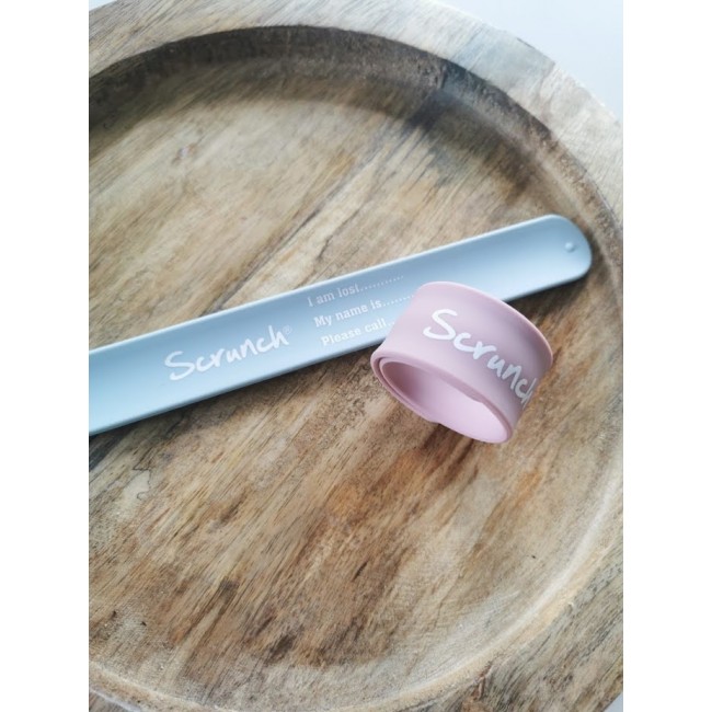 Opaska informacyjna Scrunch - Błękitny